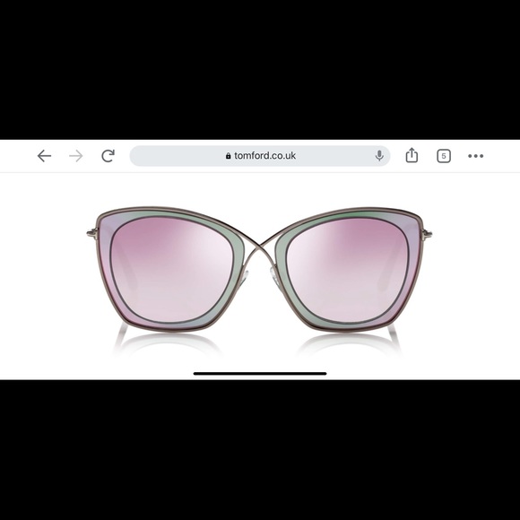 Current Season Tom Ford India Butterfly Sunglasses - Picture 4 of 7